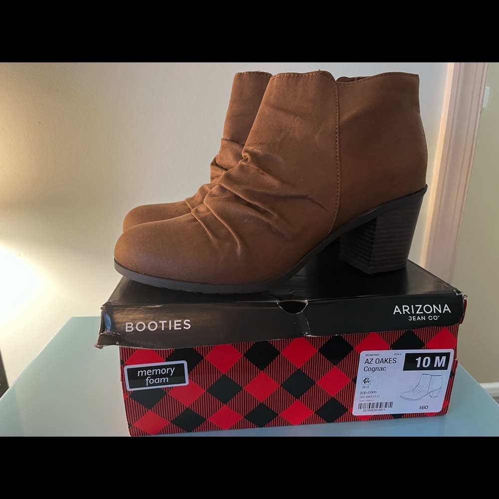 Brown booties